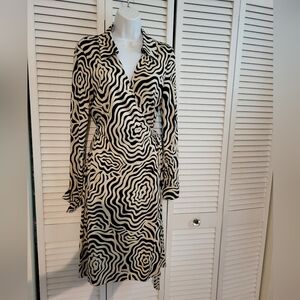 Diane von furstenburg Silk wrap dress sz 14